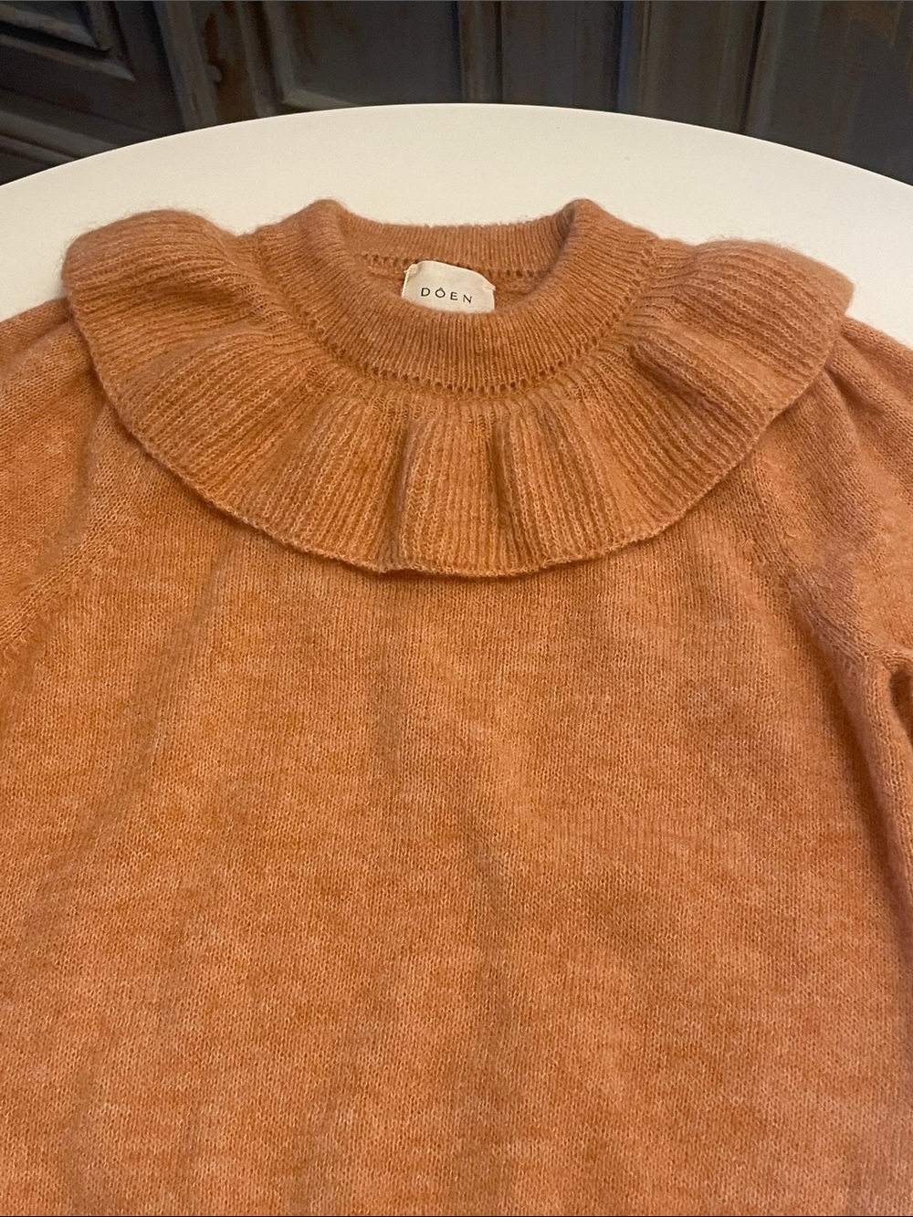 DOEN Azaria Sweater in Coral - NWT